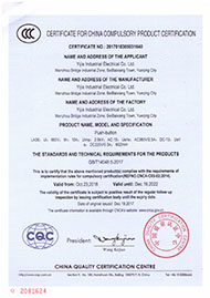 CCC Certificate-Plastic Button Switch